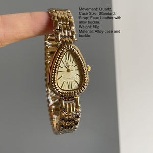 Retro Gold Tone Dress Watch PDW005 - view 4