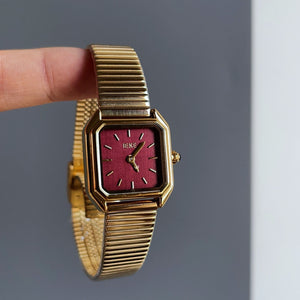 Vintage Rectangular Dial Watch Link Bracelet PDW039 - view 8