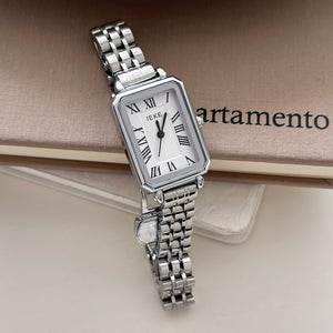 French Roman Numeral Steel Bracelet Watch PDW025 - view 5