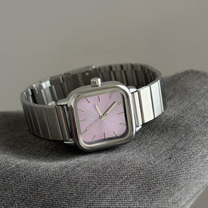 Classic Silver Gray Bamboo Link Quartz Watch PDW002 - view 3
