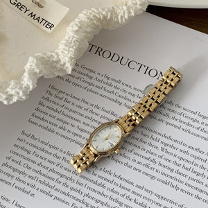 Petite Gold Steel Bracelet Watch PDW021 - view 4