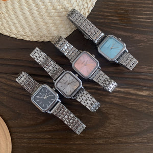 Square Steel Strap Quartz Watch PDW018