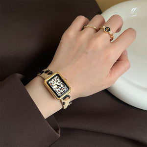 Leopard Print & Velvet Snake Head Watch PDW045 - view 4