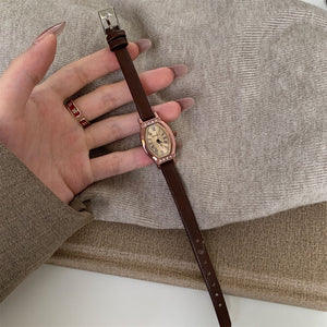 Minimalist Diamond-Cut Glass Square Watch PDW015 - view 4