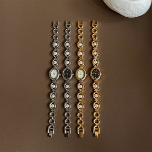 Four-Diamond Pearl Bracelet Watch PDW024 - view 4