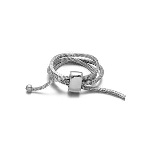 Creative Geometric Stacking Rings Adjustable