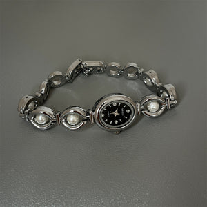 Four-Diamond Pearl Bracelet Watch PDW024 - view 8