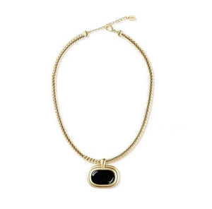 Liquid Enamel Pendant Necklace French Luxury Choker