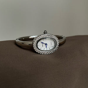 Vintage Diamond Accent Bangle Watch Elegant PDW009 - view 4