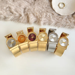 Minimalist Retro “Clock Dial” Bangle Watch PDW041