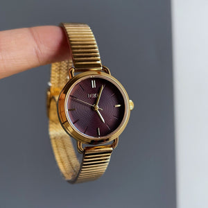 Vintage Rectangular Dial Watch Link Bracelet PDW039 - view 4