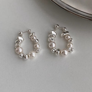 Irregular Baroque Pearl Dangle Earrings