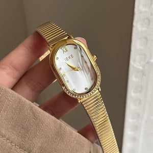 Elliptical Crystal Border Watch Stainless Steel PDW022 - view 4