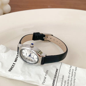 Petite Elliptical Dial Leather Strap Watch PDW007 - view 3