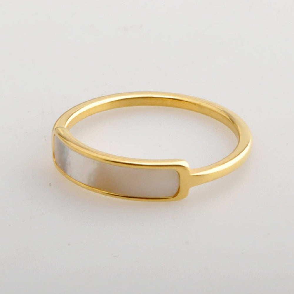 Natural Mother of Pearl Ring