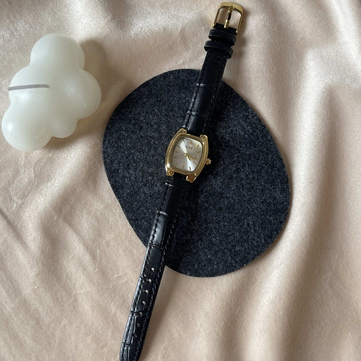 French Style Tonic Case Watch Genuine Leather PDW037 - view 5