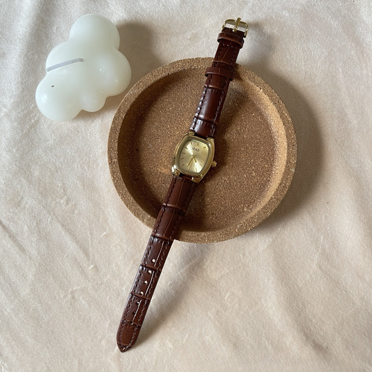 French Style Tonic Case Watch Genuine Leather PDW037 - view 7