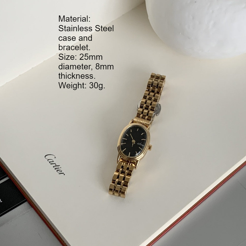 Petite Gold Steel Bracelet Watch PDW021 - view 6