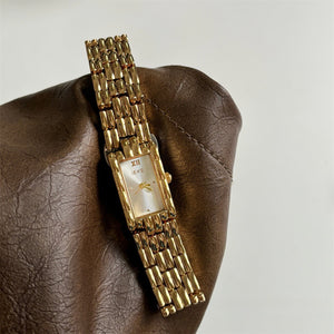 Vintage Rectangular Bangle Watch Stainless Steel PDW029 - view 4