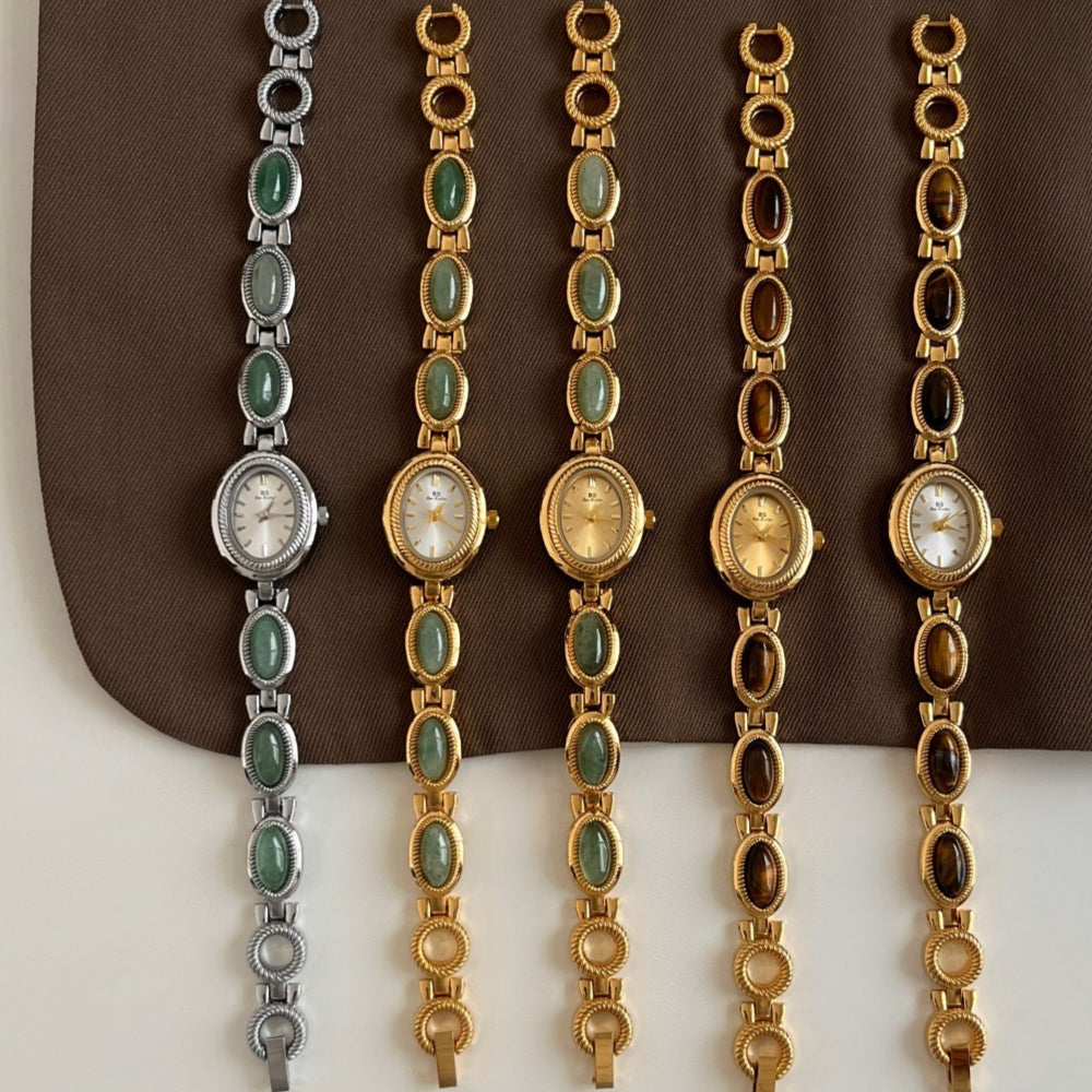 Jade Elliptical Bracelet Watch PDW006 - view 6