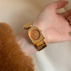 Minimalist Retro “Clock Dial” Bangle Watch PDW041 - view 9