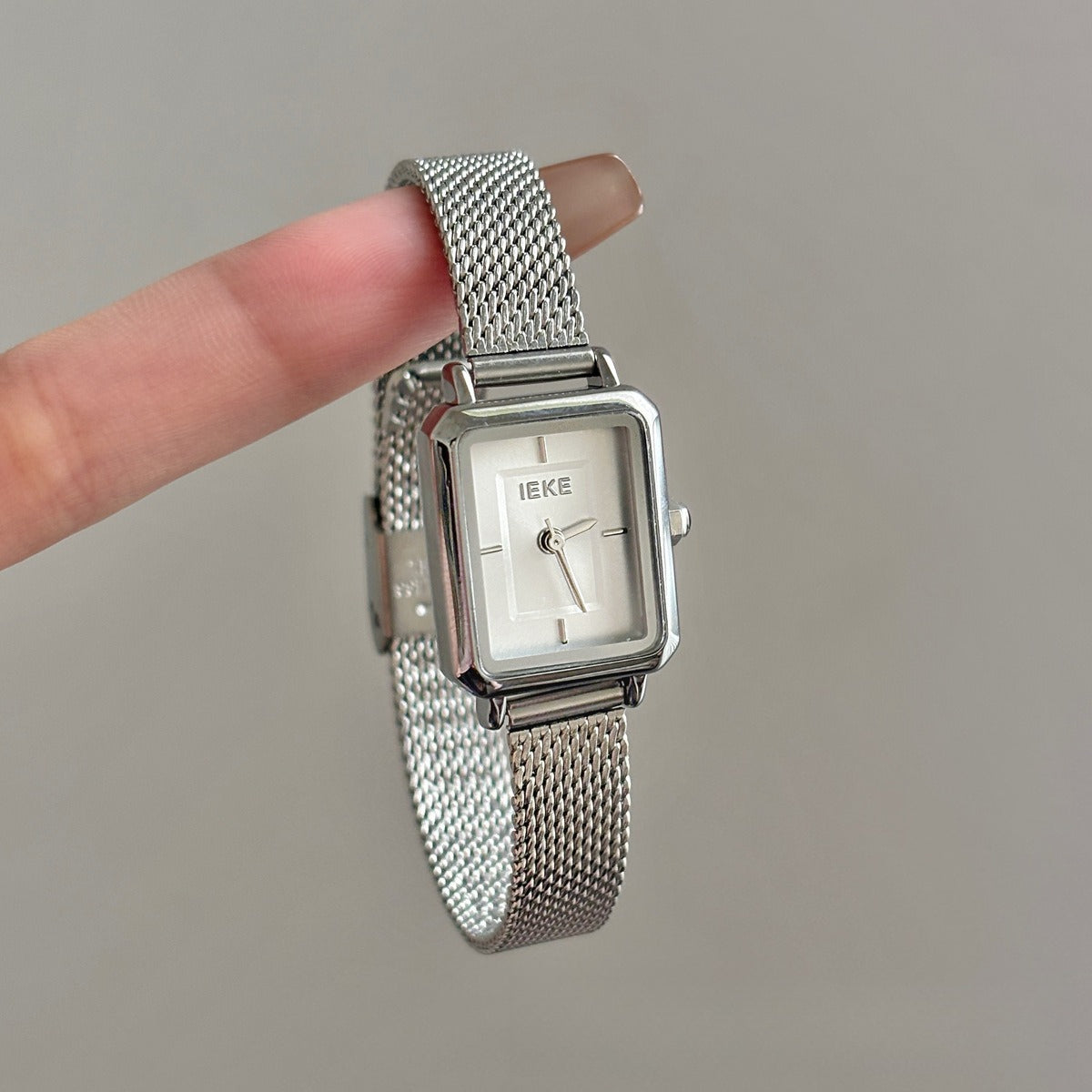 Sugar Cube Square Watch Gold Stainless Steel Quartz PDW034 - view 3