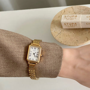 French Roman Numeral Steel Bracelet Watch PDW025 - view 3