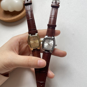 French Style Tonic Case Watch Genuine Leather PDW037 - view 2