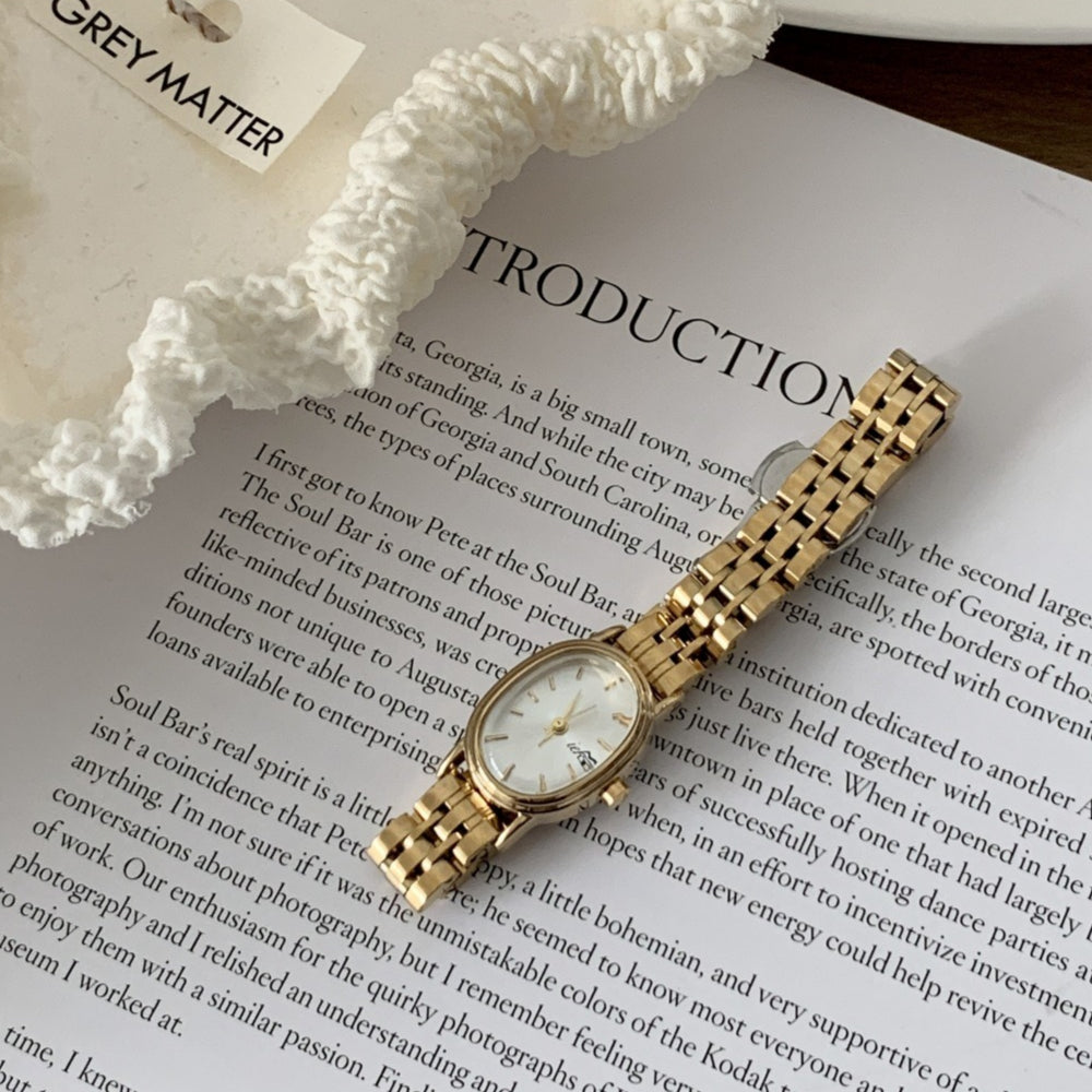 Petite Gold Steel Bracelet Watch PDW021 - view 4