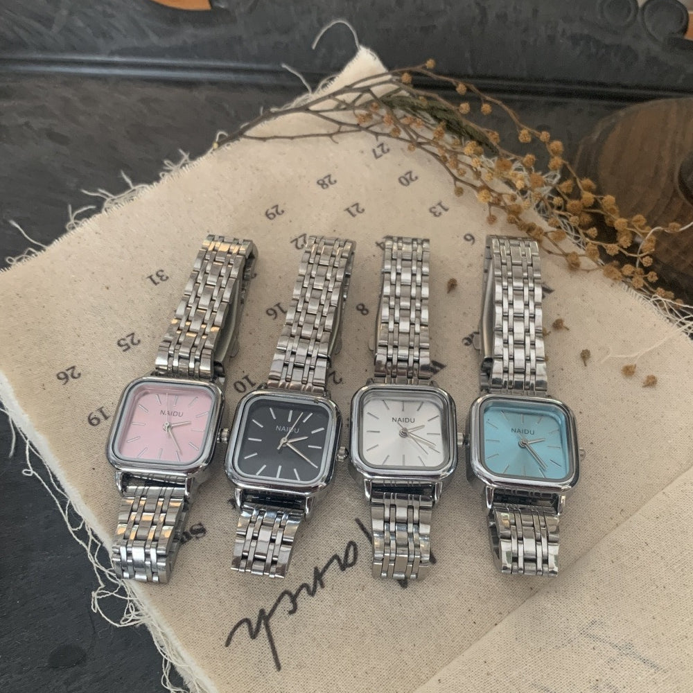Square Steel Strap Quartz Watch PDW018 - view 4
