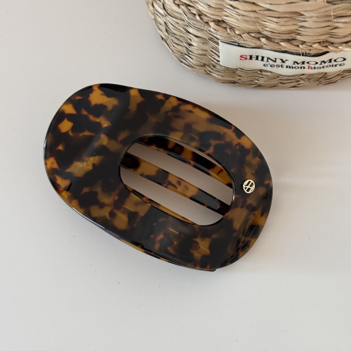 Acetate Oval Cutout French Barrette Hair Clip haire004 - view 4