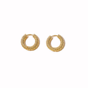 Retro Threaded Ear Cuff 925 Silver