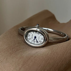Roman Numeral Oval Watch Titanium Bracelet PDW008 - view 5