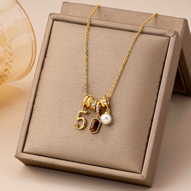 Celestial Sunflower & Stars Pendant Necklace