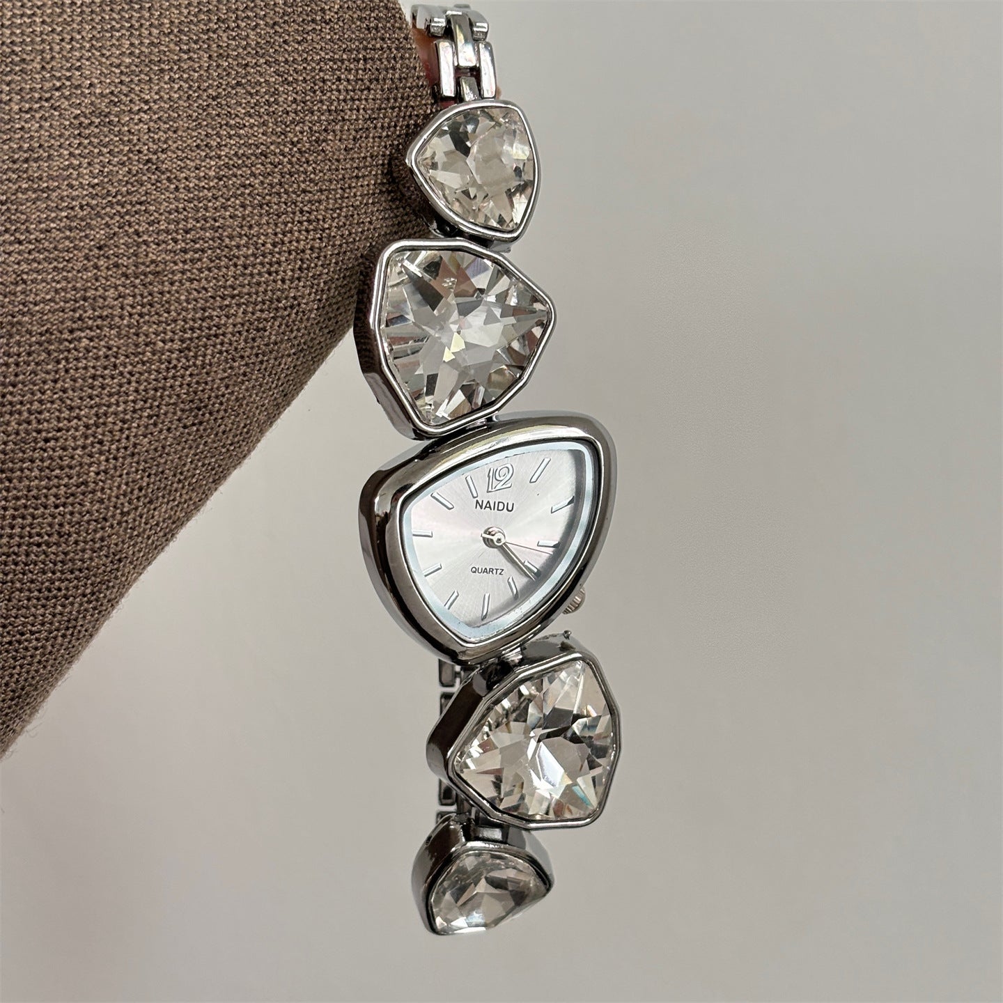 Irregular Chain Watch Colorful Diamond Quartz PDW020 - view 8