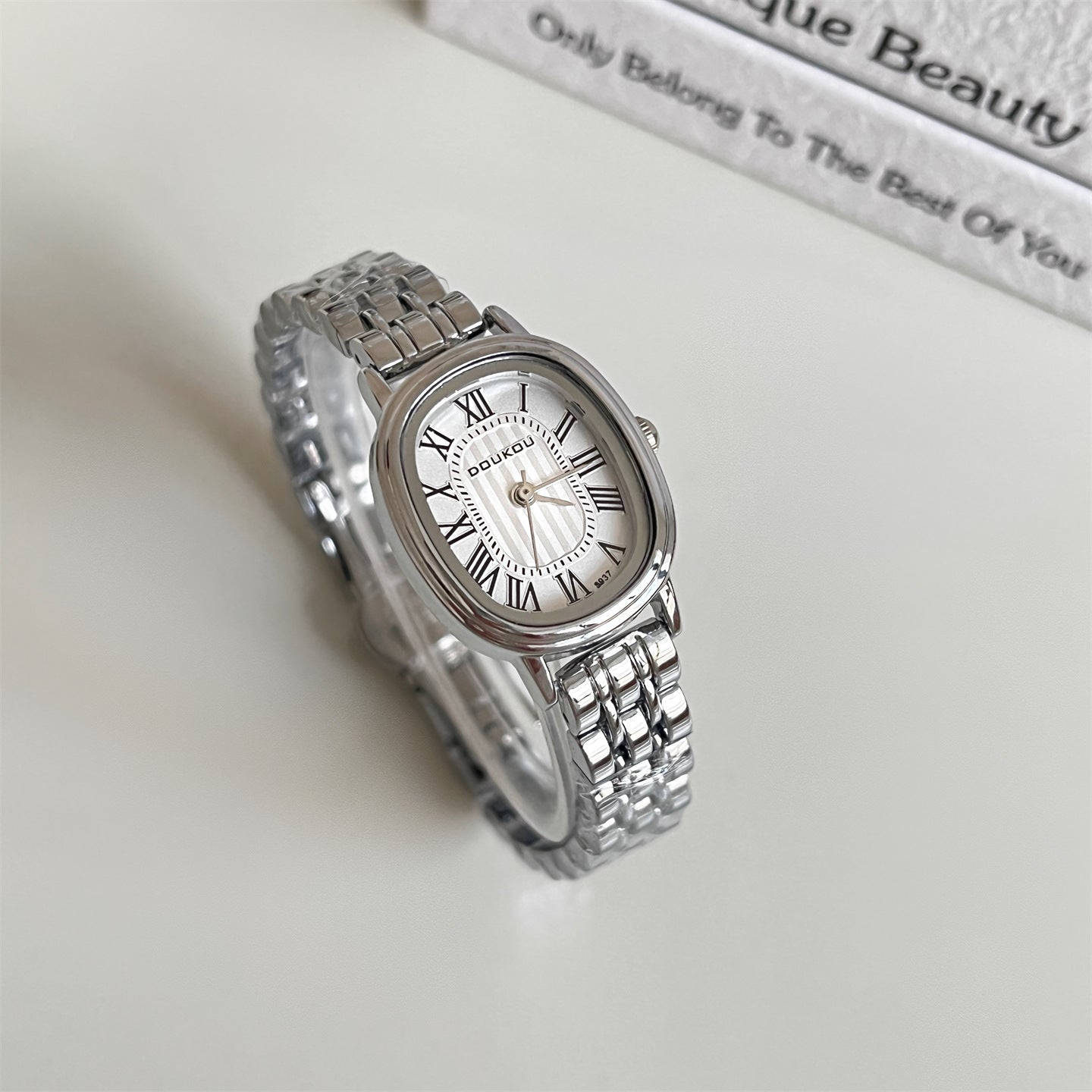 Classic Roman Numeral Oval Dial Watch PDW013 - view 5