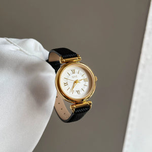 Silent Roman Numeral Leather Strap Watch PDW042 - view 5