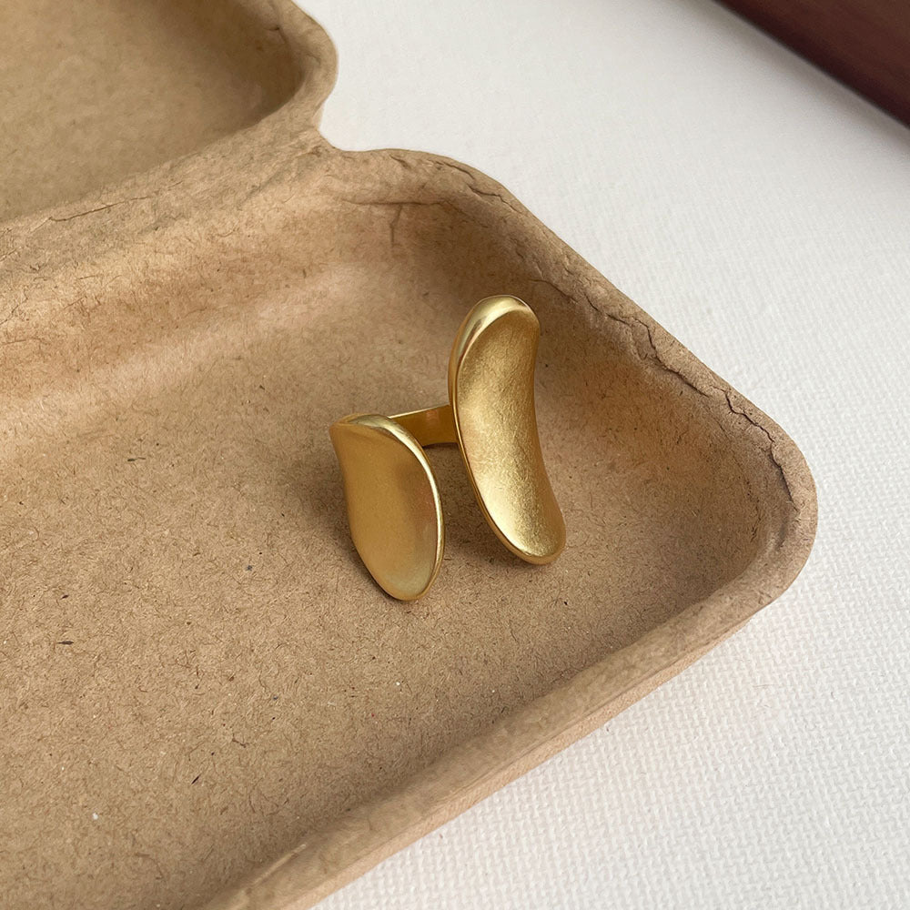 Substantial Wide Band Minimalist Ring