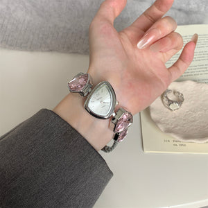 Irregular Chain Watch Colorful Diamond Quartz PDW020 - view 6