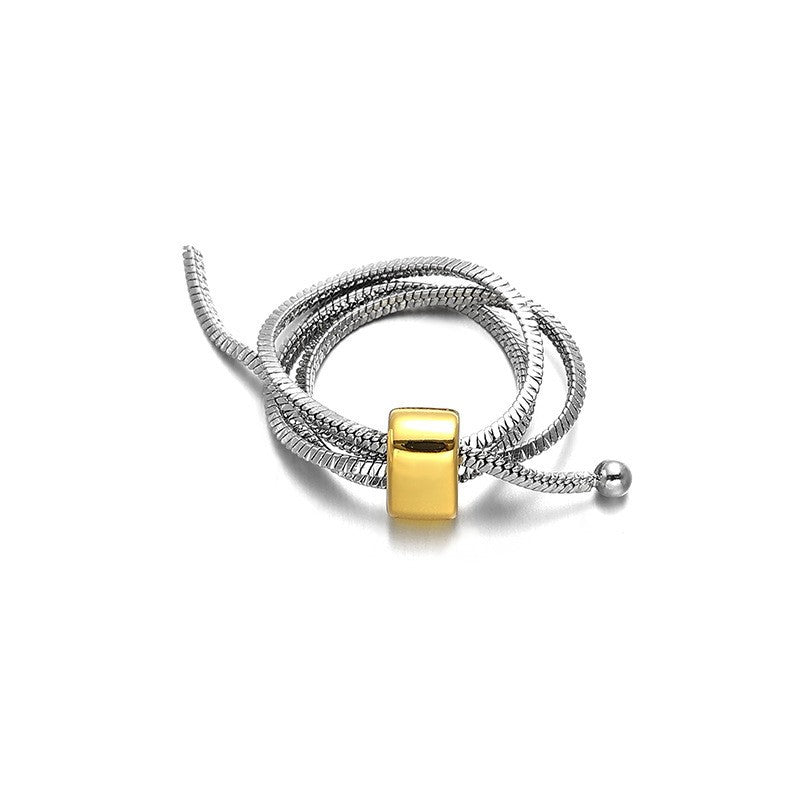 Creative Geometric Stacking Rings  Adjustable
