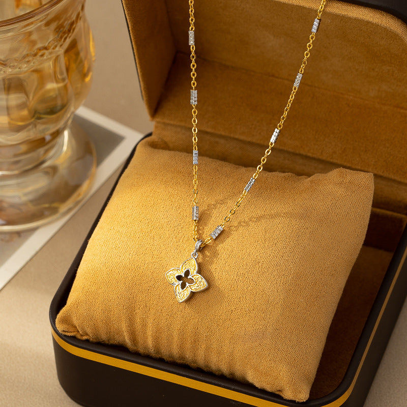 Celestial Daisy Choker Dainty Layered Jewelry