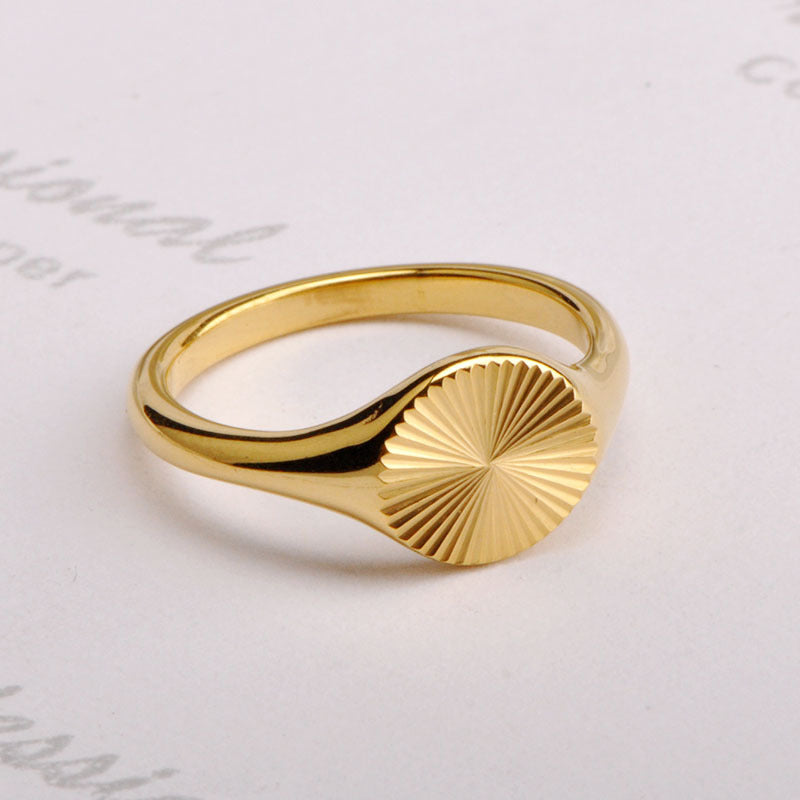 Stackable Sunshine Pavé Ring