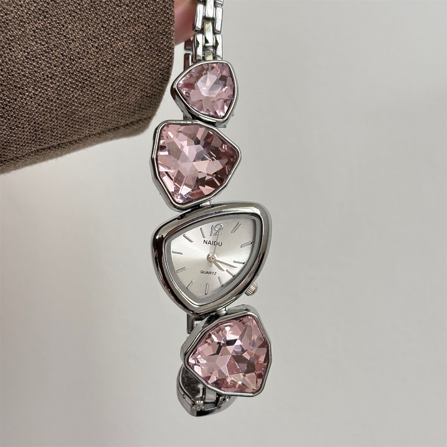 Irregular Chain Watch Colorful Diamond Quartz PDW020 - view 9