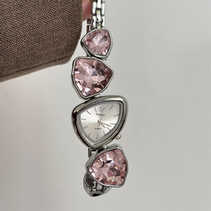 Irregular Chain Watch Colorful Diamond Quartz PDW020 - view 9