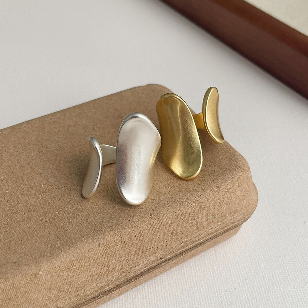 Substantial Wide Band Minimalist Ring