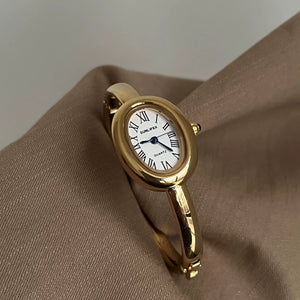 Roman Numeral Oval Watch Titanium Bracelet PDW008 - view 7