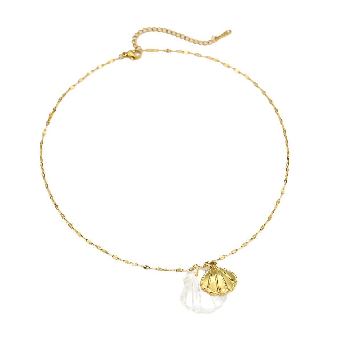 Ocean Breeze Seashell & Starfish Necklace PDNK358
