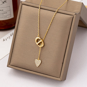 Celestial Sunflower & Stars Pendant Necklace