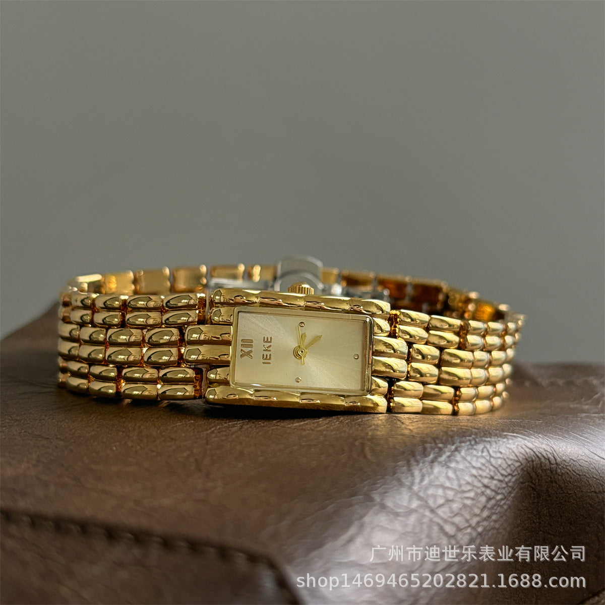 Vintage Rectangular Bangle Watch Stainless Steel PDW029 - view 9