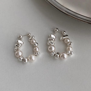 Irregular Baroque Pearl Dangle Earrings